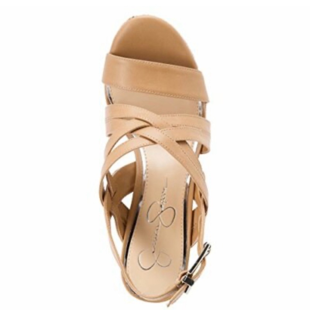Jessica Simpson Tan Woven Sandals